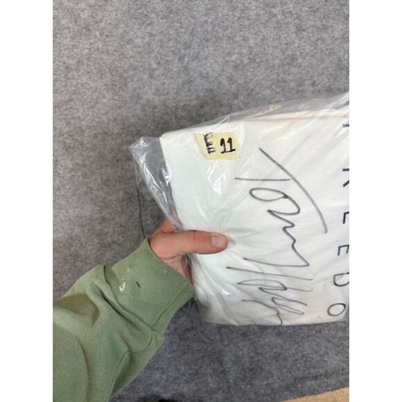 Vintage 90s Tommy Hilfiger Graphic Tee Mens XL White Retro Casual Streetwear - Picture 5 of 5